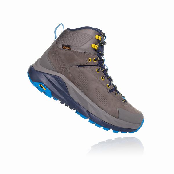 Hoka One One Sky Collection Kaha Hiking Boots Mens Grey / Blue